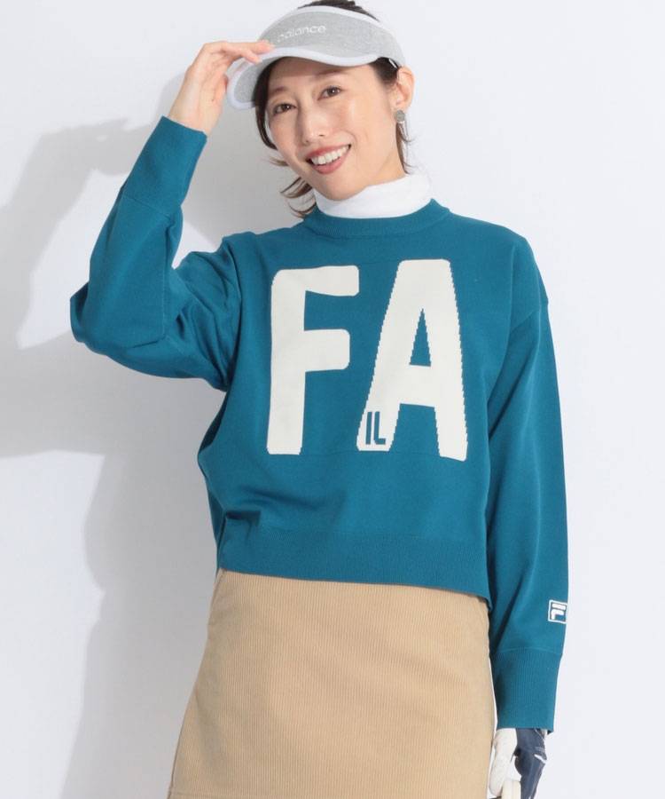 FG ビッグロゴクルーネックニット