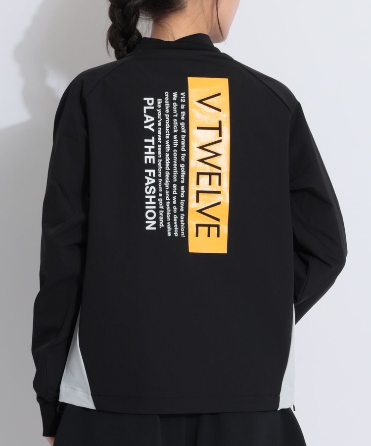 V TWELVE ゴルフウェア　スニード　レディース ヴィトゥエルヴ VI 【撥水ストレッチ】バックプリントナイロンスニード