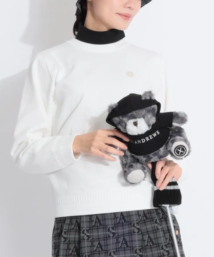 セントアンドリュース SA バックロゴプリント中綿タフタレッグ