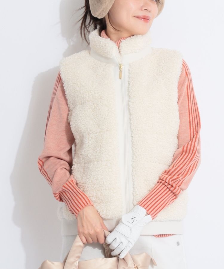 HEAL CREEK ゴルフウェア エアダンボール ベスト フルジップアップ HEAL CREEK ゴルフウェア エアダンボール ベスト フルジップアップ