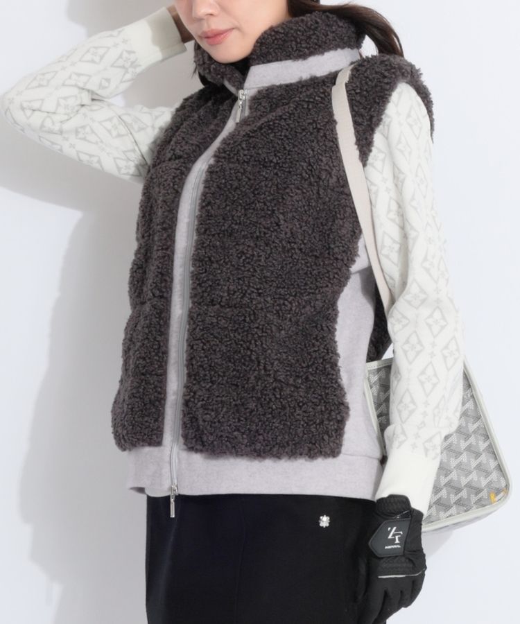 HEAL CREEK ゴルフウェア エアダンボール ベスト フルジップアップ HEAL CREEK ゴルフウェア エアダンボール ベスト フルジップアップ