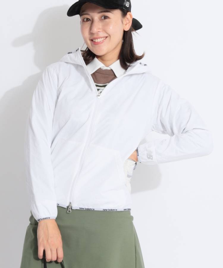 NB 【サーモメッシュ】エンボスロゴフーディジャケット