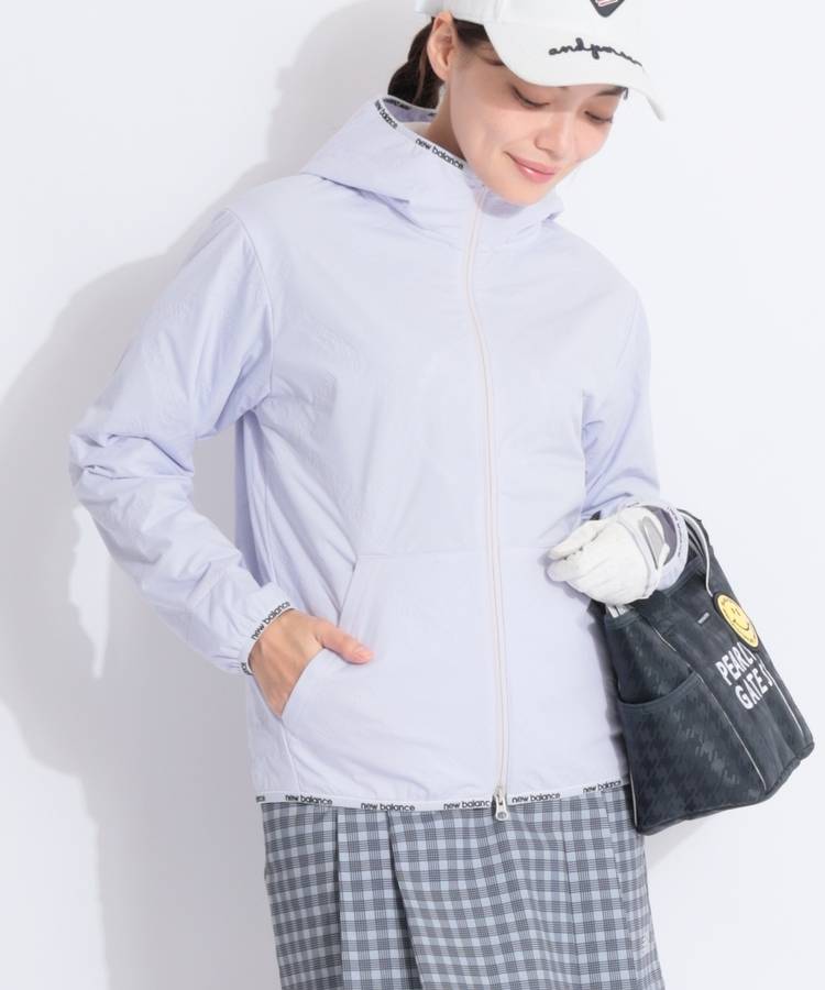 NB 【サーモメッシュ】エンボスロゴフーディジャケット