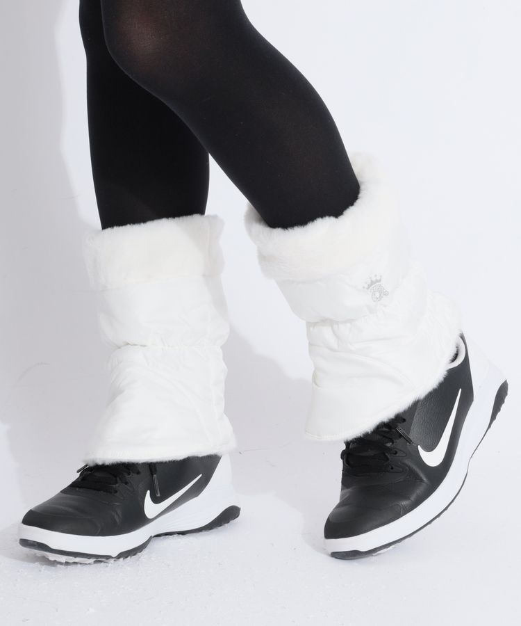 アルチビオ AR サイドロゴショート丈中綿レッグウォーマー レディース