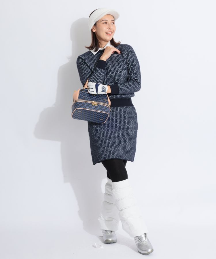 セントアンドリュース SA バックロゴプリント中綿タフタレッグ