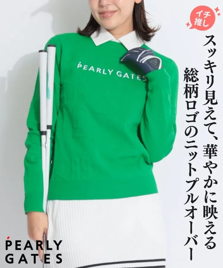 パーリーゲイツ PG 【リサイクル】立体ロゴ刺繍ツイルサンバイザー