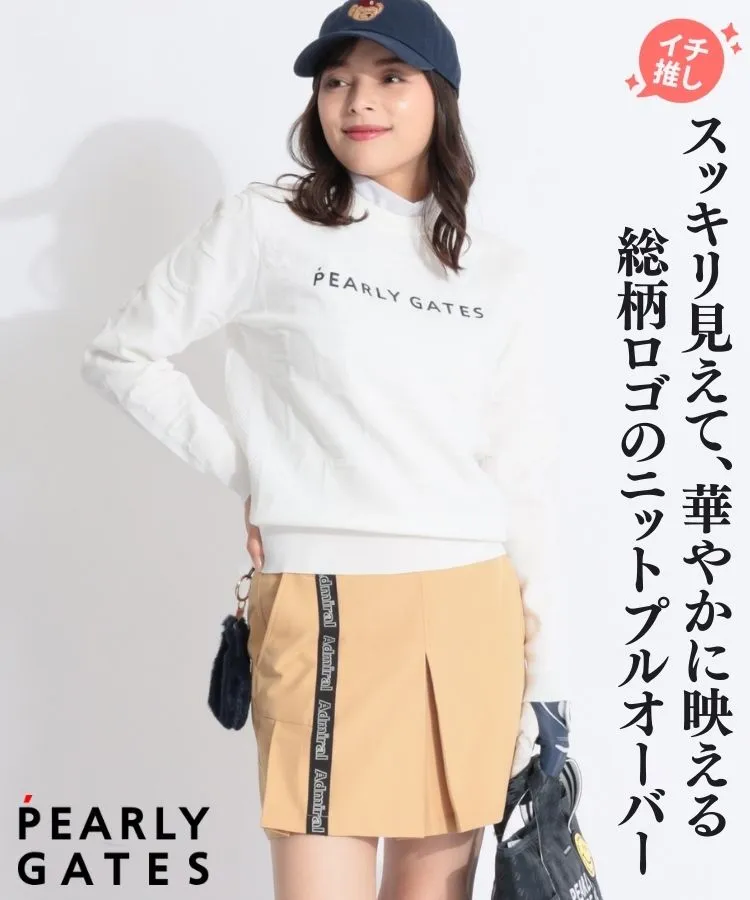 パーリーゲイツ PG ニコちゃんワッペン千鳥格子カートバッグ