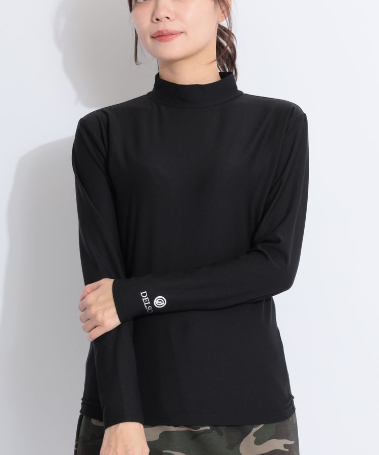 デルソルゴルフ DL スリーブワンポイントロゴモックネック長袖