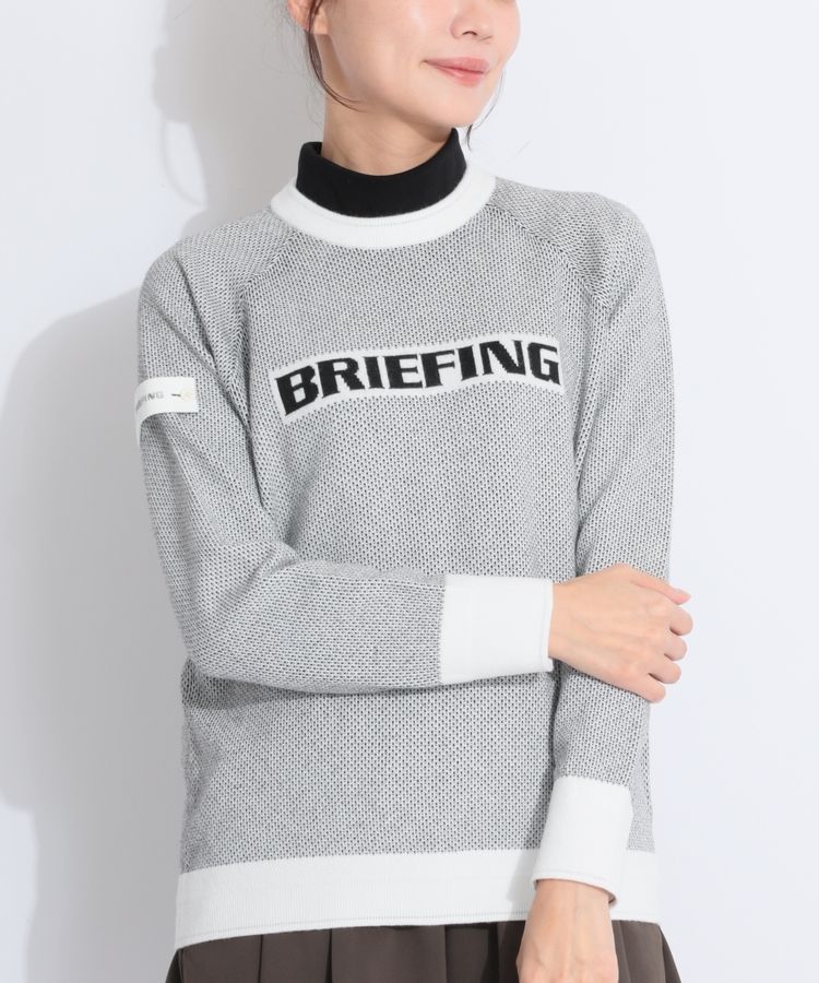 ブリーフィングゴルフレディースセーターネイビーサイズM BRIEFING GOLF（ブリーフィングゴルフ） ブリーフィング ゴルフ HOL MS