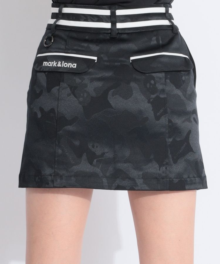 完売商品マーク＆ロナ 一体型ペチパンツ◆艶スカルカモフラスカートゴルフ女子 完売商品マーク＆ロナ 一体型ペチパンツ◇艶スカルカモフラ