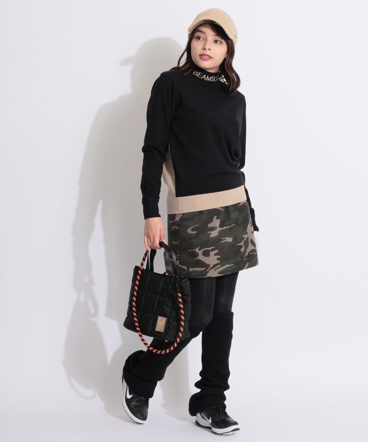 ロサーセン RO カモフラ柄スウェット裏起毛スカート レディースゴルフ