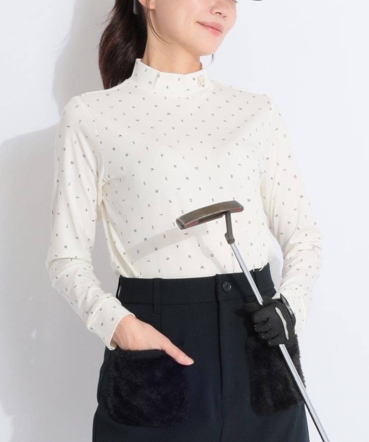 ★セントアンドリュースゴルフ吸湿発熱素材ハイネックシャツレディースMサイズ新品★ ☆セントアンドリュースゴルフ吸湿発熱素材ハイネックシャツレディース