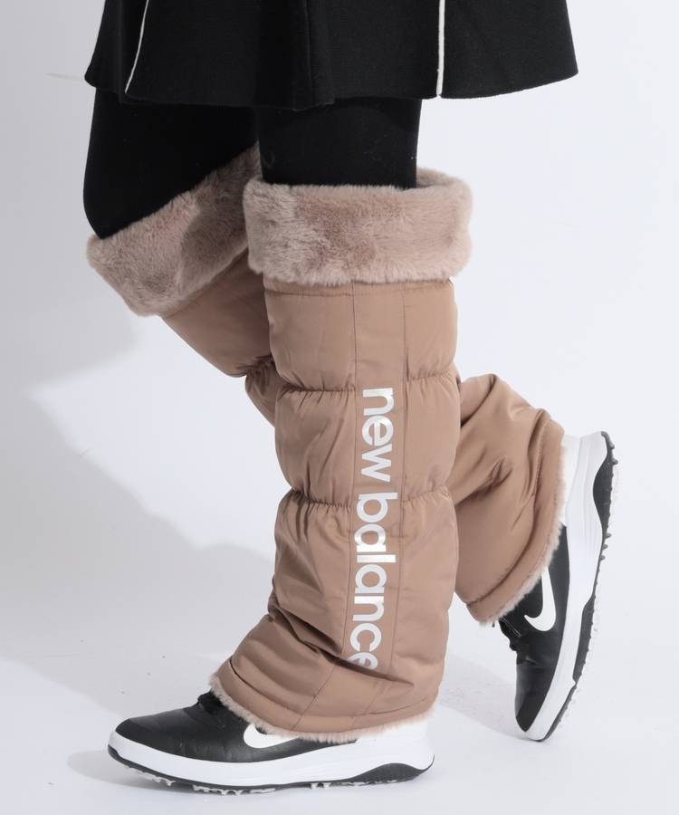 NB 中わたタフタリバーシブルレッグウォーマー