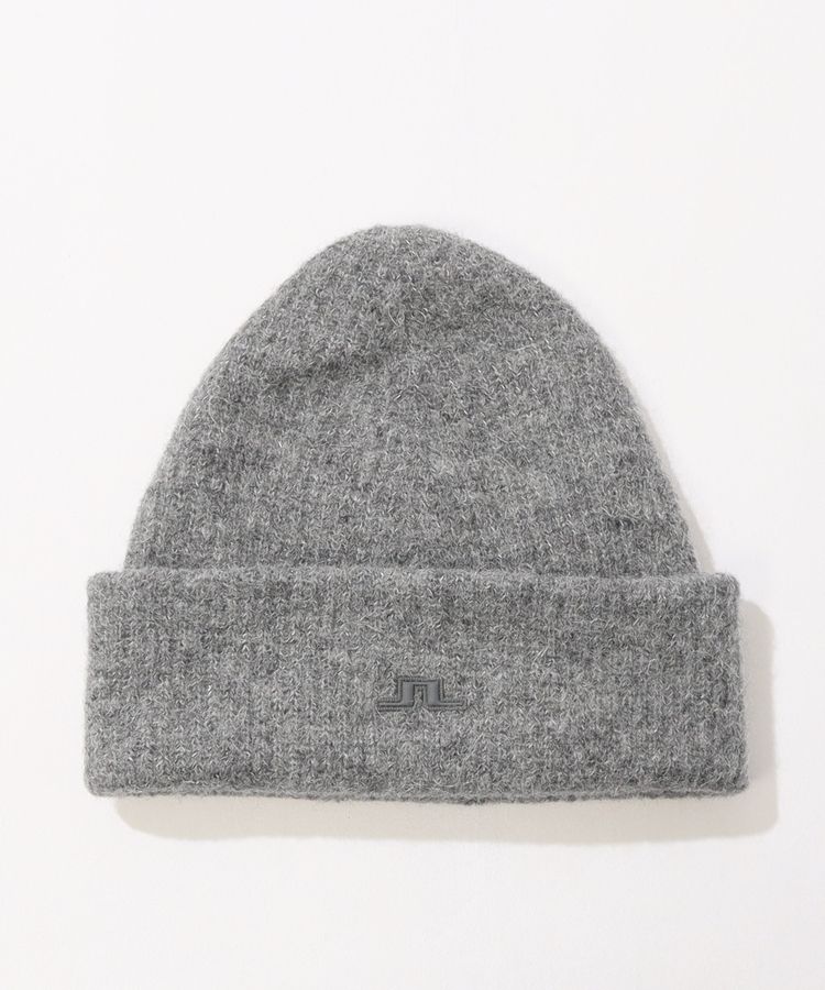 ジェイリンドバーグ JL シンプルロゴワッペンウール混ニット帽