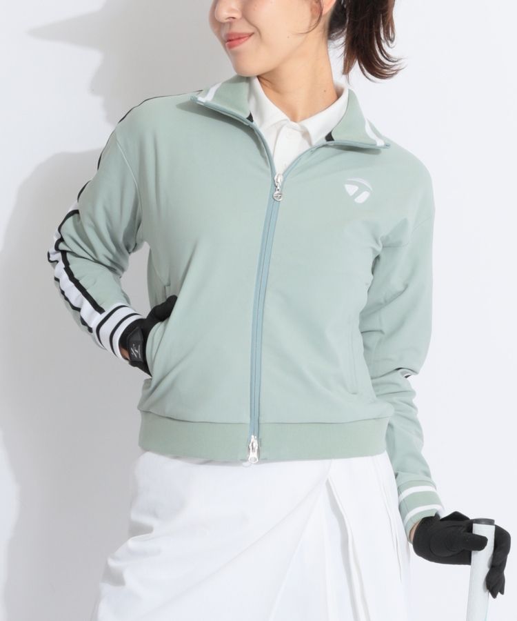 裏起毛 テーラーメイド レディース フリース フルジップ ジャケット 撥水 TaylorMade 防風撥水レディースジャケット テイラーメイド