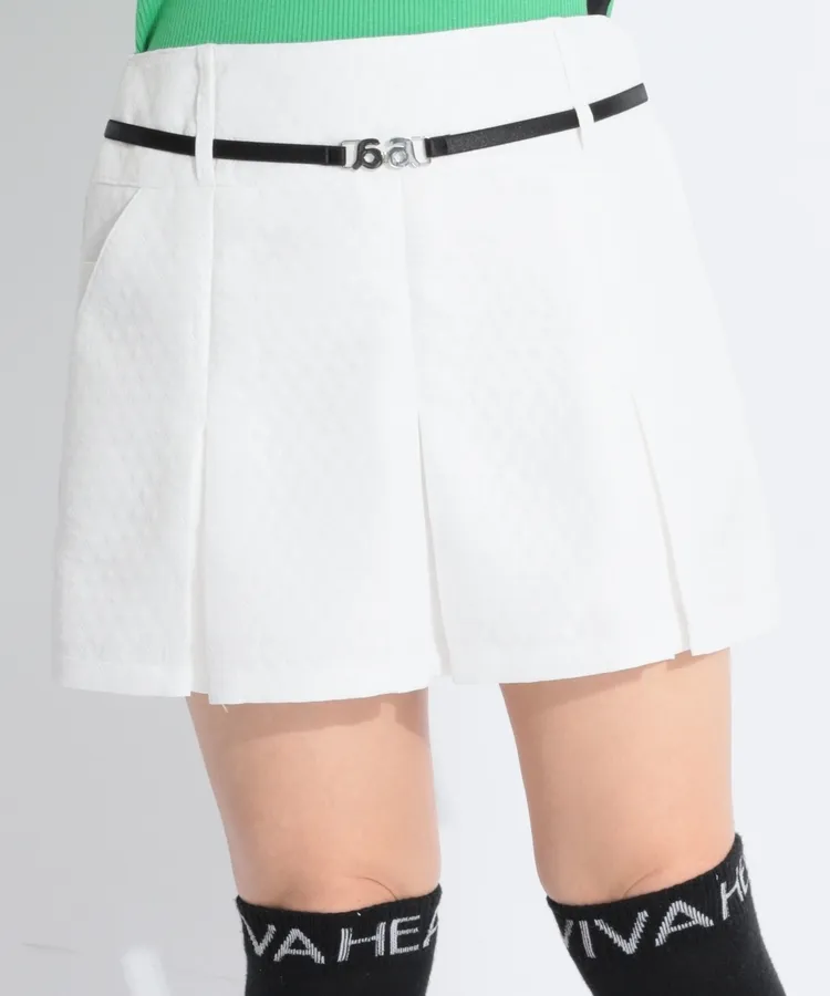 アルチビオ AR スリーブロゴVライン切替モックネックリブニット