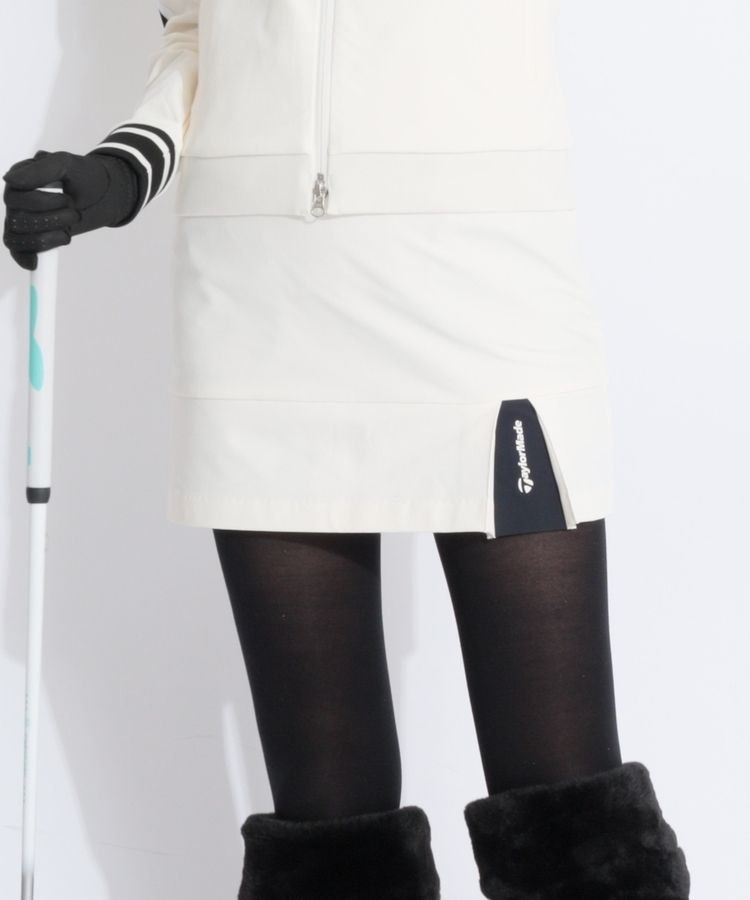 【防風撥水】一体型ぺチパンツ付ラウンドカッティングスカート