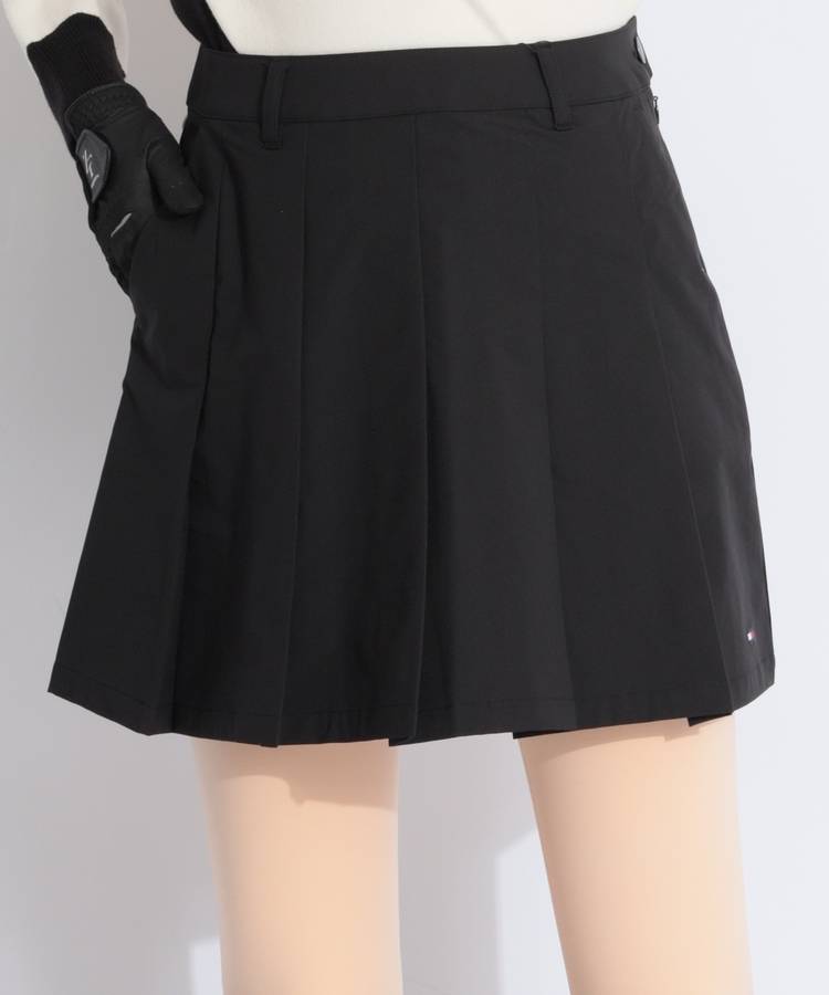TH 【撥水ストレッチ】バックゴムプリーツスカート