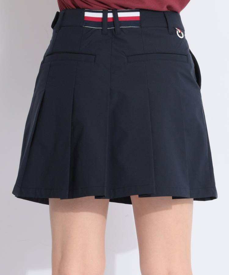 TH 【撥水ストレッチ】バックゴムプリーツスカート