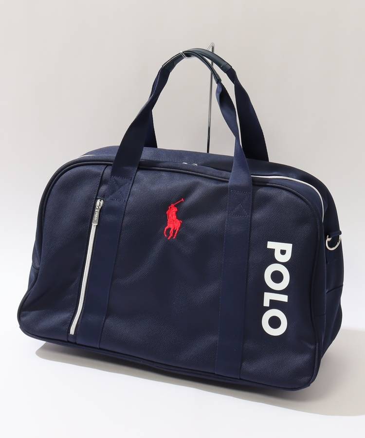RX 【ラルフローレン】POLOプリントロゴボストンバッグ