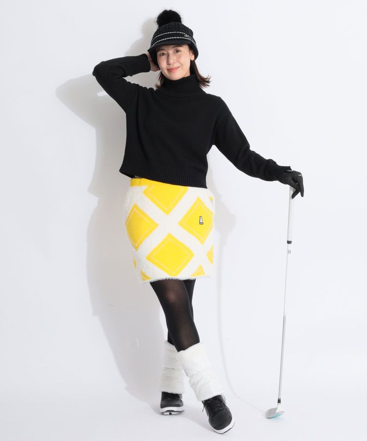 アルチビオ　ニットスカート38 サイズ：38 ARCHIVIO アルチビオ ニットスカート レオパード