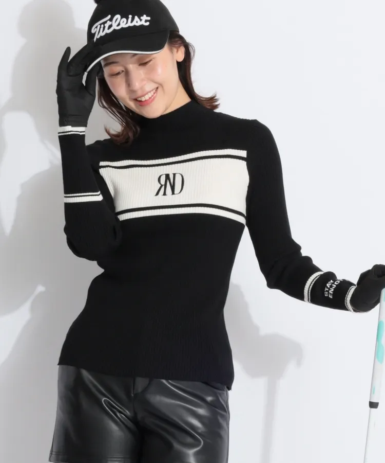 ビームスゴルフ BE 【TheSimpsons】キャラクタージャガードニット