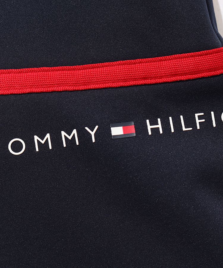 トミーヒルフィガーゴルフ ニットスカート 蓄熱裏地一体型 ペチコート ロゴ総柄 トミーヒルフィガーゴルフ ニットスカート 蓄熱裏地一体型