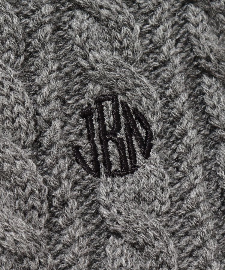 ジャックバニー JB 裏フリースケーブル編みニットレッグウォーマー