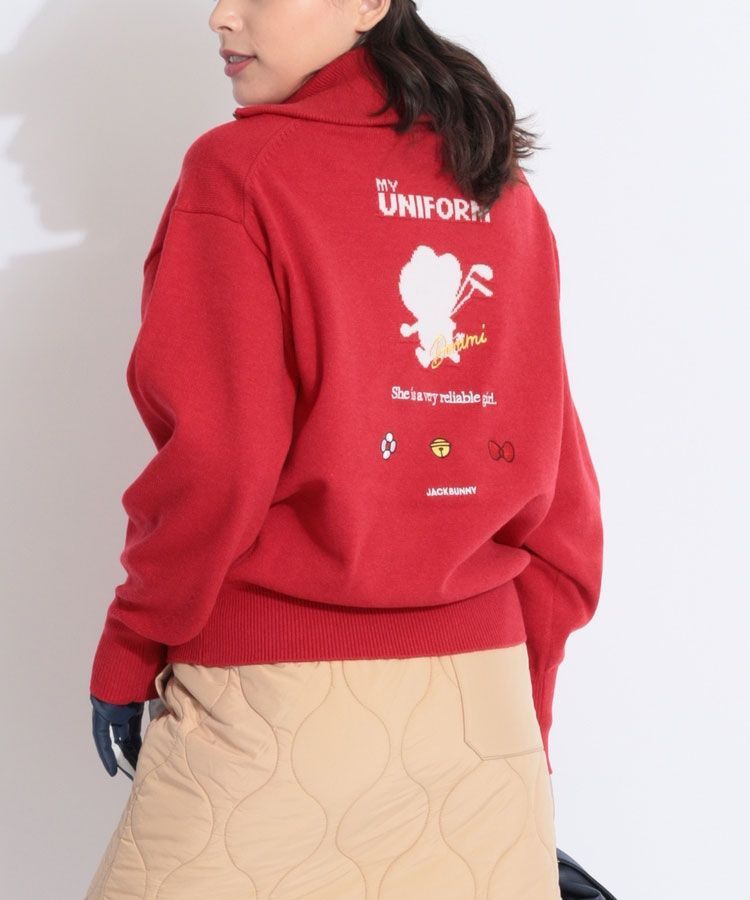 ジャックバニー JB 【ドラえもん】ドラミちゃんジャガードハーフジップ