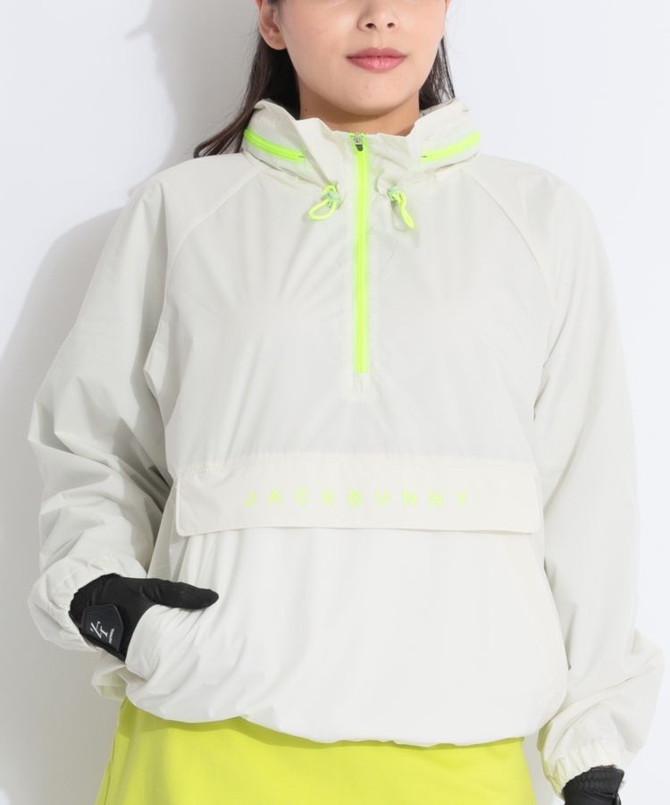 未使用級 ジャックバニー フルジップブルゾン 近年モデル ゴルフウェア ジャックバニー JB 【軽量保温】裏地一体型2WAYハーフジップブルゾン