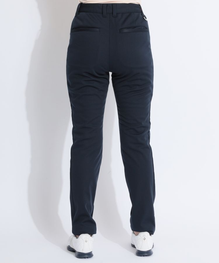 トミーヒルフィガー ゴルフパンツ ネイビー LL トミーヒルフィガーゴルフ TH 【防風蓄熱】サイドプリント裏