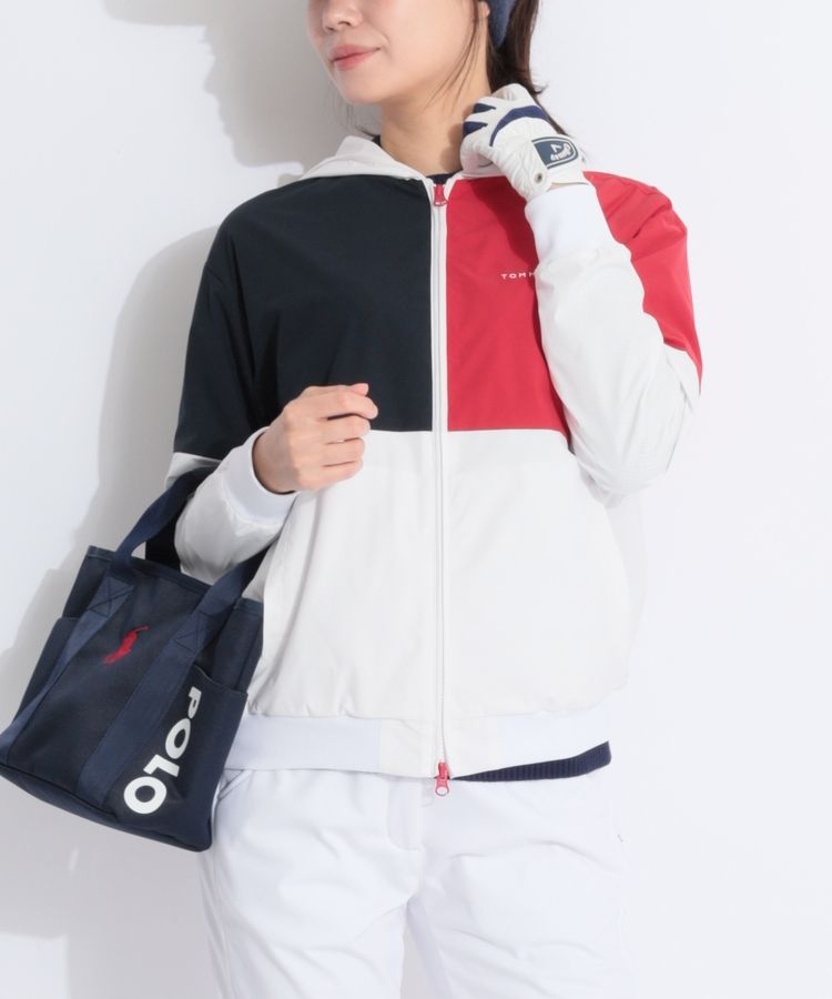 トミーヒルフィガーゴルフ TH 【防風撥水】トリコカラー裏