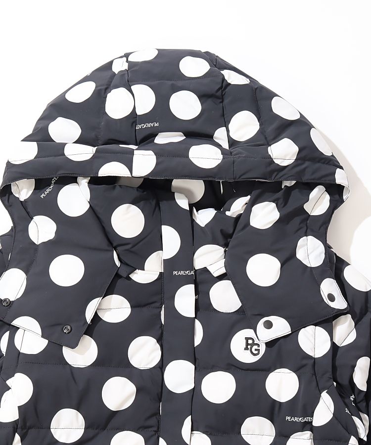 パーリーゲイツ PG 【カルストホワイトダック】ランダムドット柄3WAY