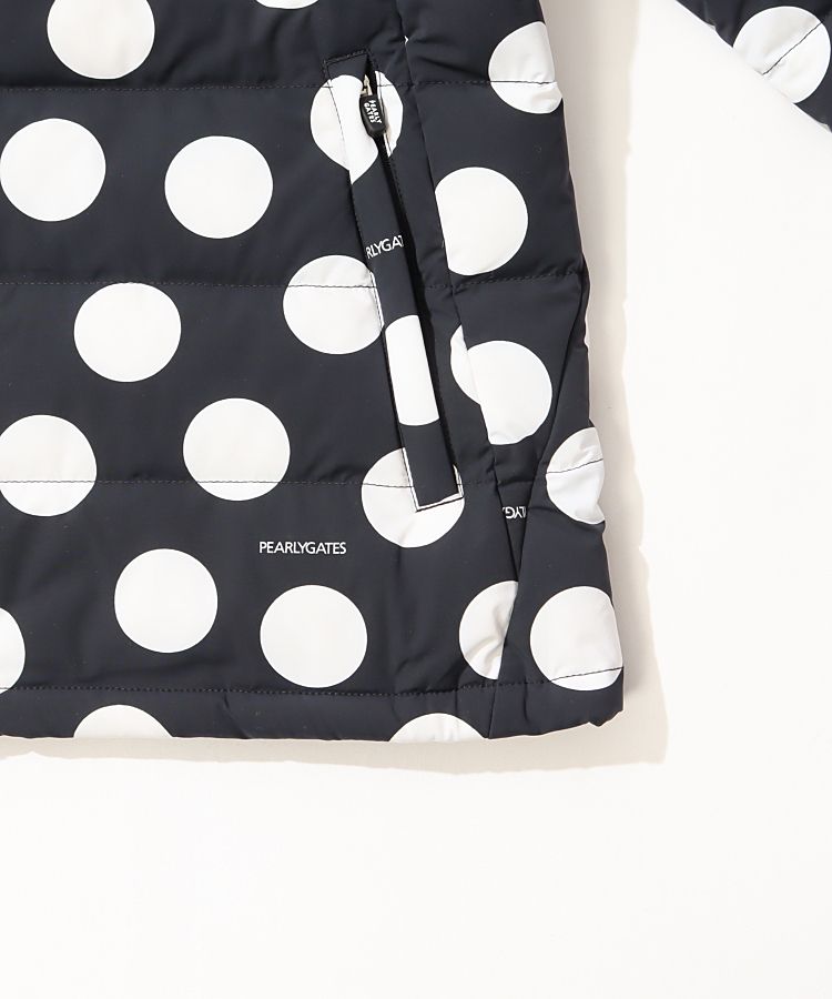 【美品】パーリーゲイツ　カルストホワイトダック羽毛ストレッチダウン　オフホワイト PEARLY GATES (パーリーゲイツ) 中綿ダウンコート レディース SIZE S