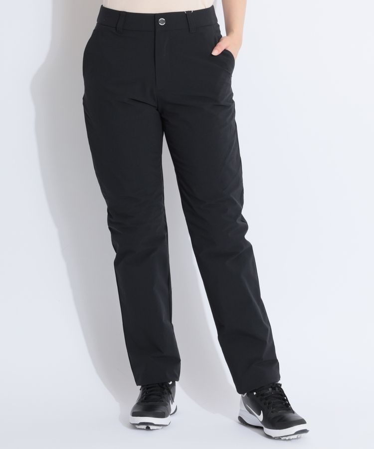 【ヒートナビ撥水】シンプル中綿風テーパードパンツ