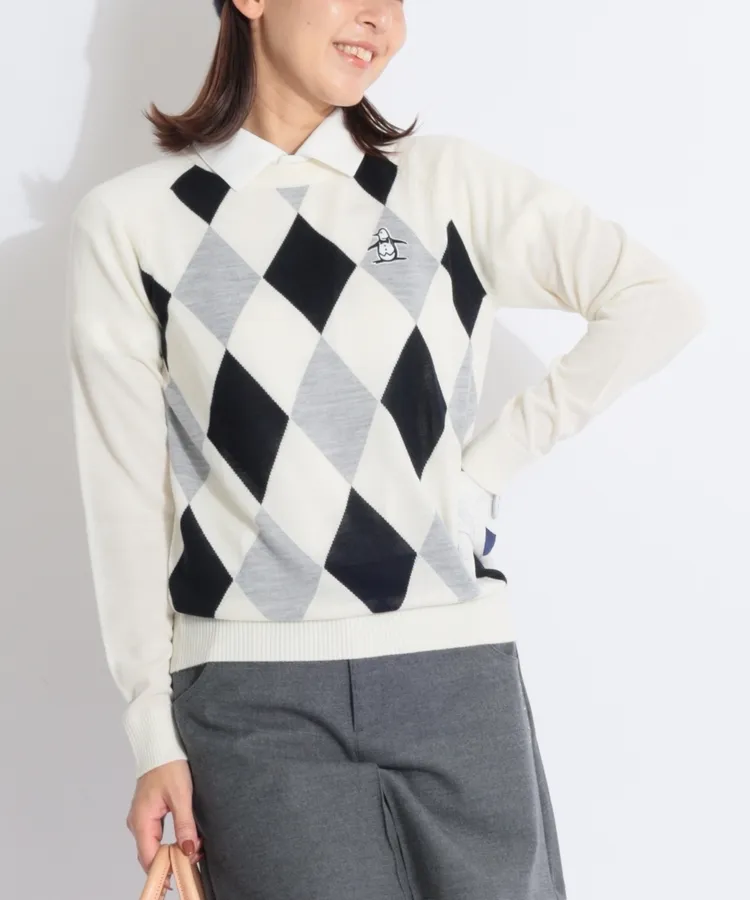 マンシングウェア　レディースゴルフ　コミック柄　2点セット Munsingwear マンシングウェア レディース ゴルフウェア