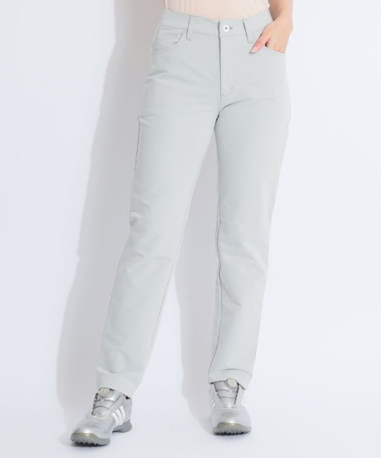 【蓄熱保温】ポイントロゴテーパードロングパンツ