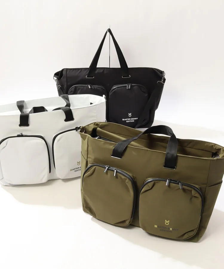 ヒールクリーク HK モノグラムロゴ合皮トートバッグ レディース