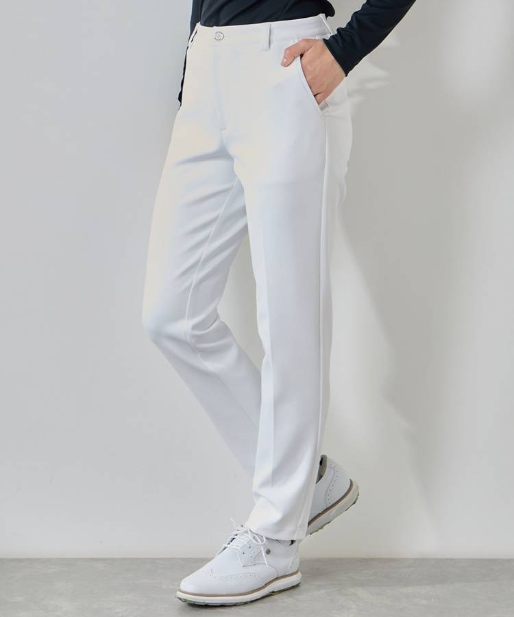 JR 【防透ストレッチ】センタープレステーパードパンツ