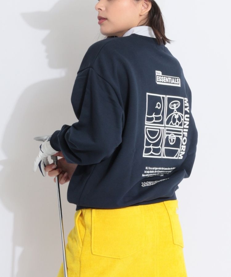 ジャックバニー JB 【ドラえもん】バックプリント裏毛スウェット