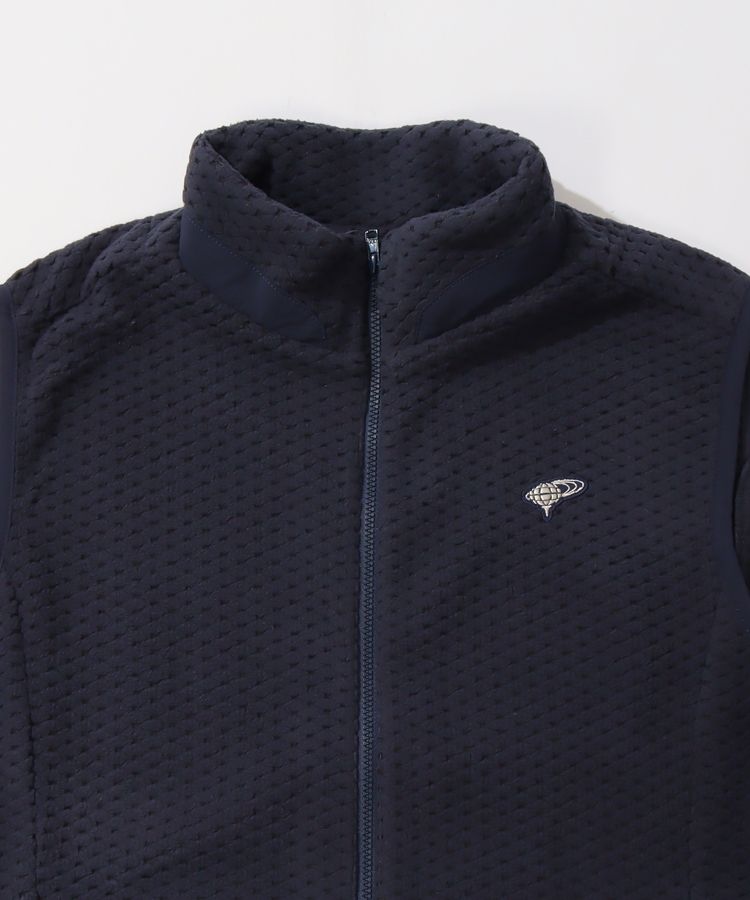 ビームスゴルフ BE 切り替えワッフルフリースベスト レディースゴルフ