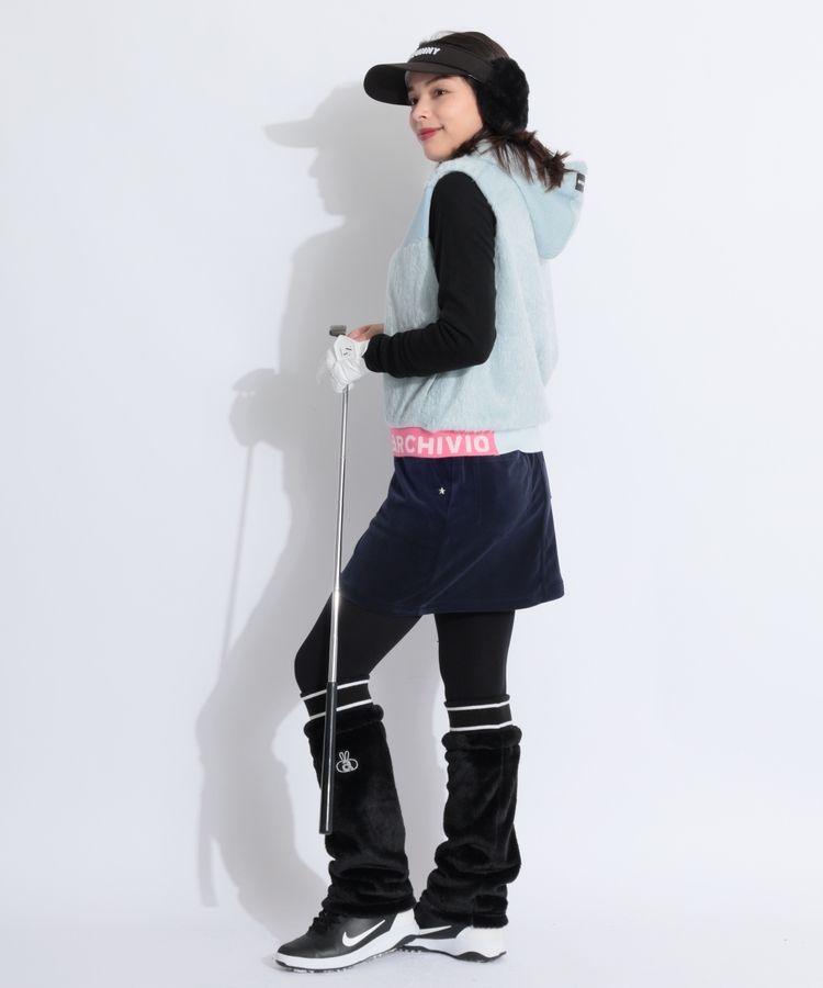 アルチビオ AR 裾ロゴフーディファーベスト レディースゴルフウェア