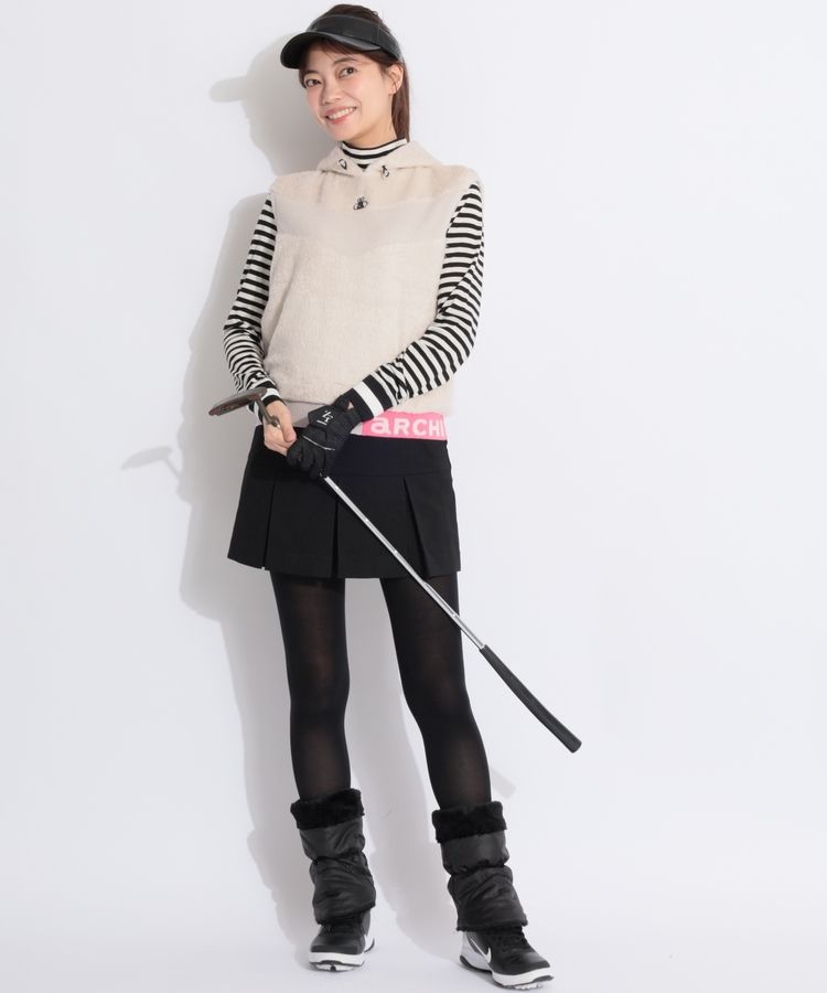 アルチビオ AR 裾ロゴフーディファーベスト レディースゴルフウェア