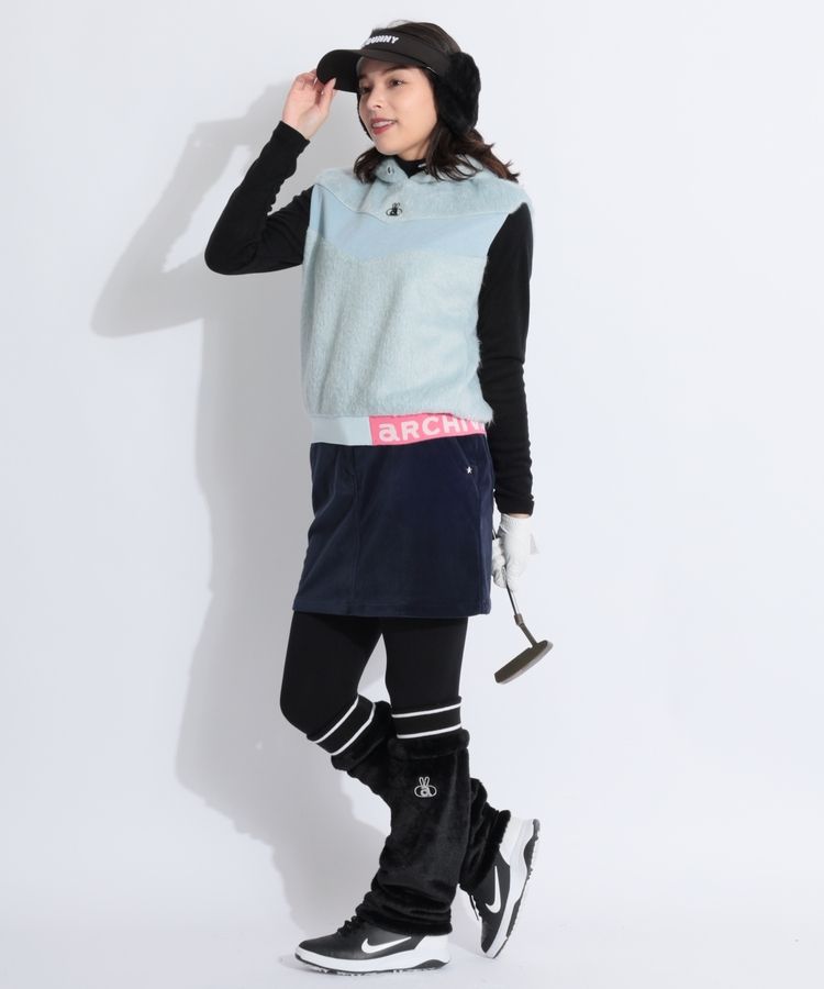 アルチビオ AR 裾ロゴフーディファーベスト レディースゴルフウェア