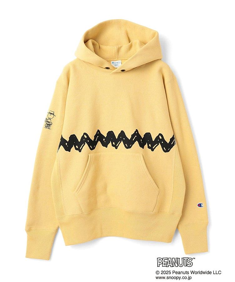 ビームスゴルフ BE 【PEANUTS】【Champion】チャーリーブラウン裏起毛