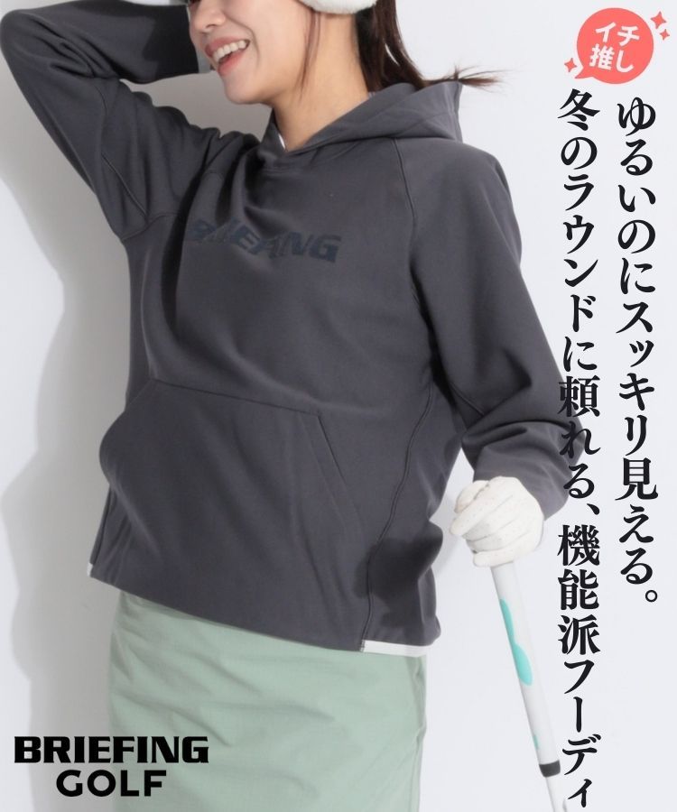 ブリーフィングゴルフレディースパーカーサイズs BRIEFING（ブリーフィング） パーカー 「BRIEFING GOLF