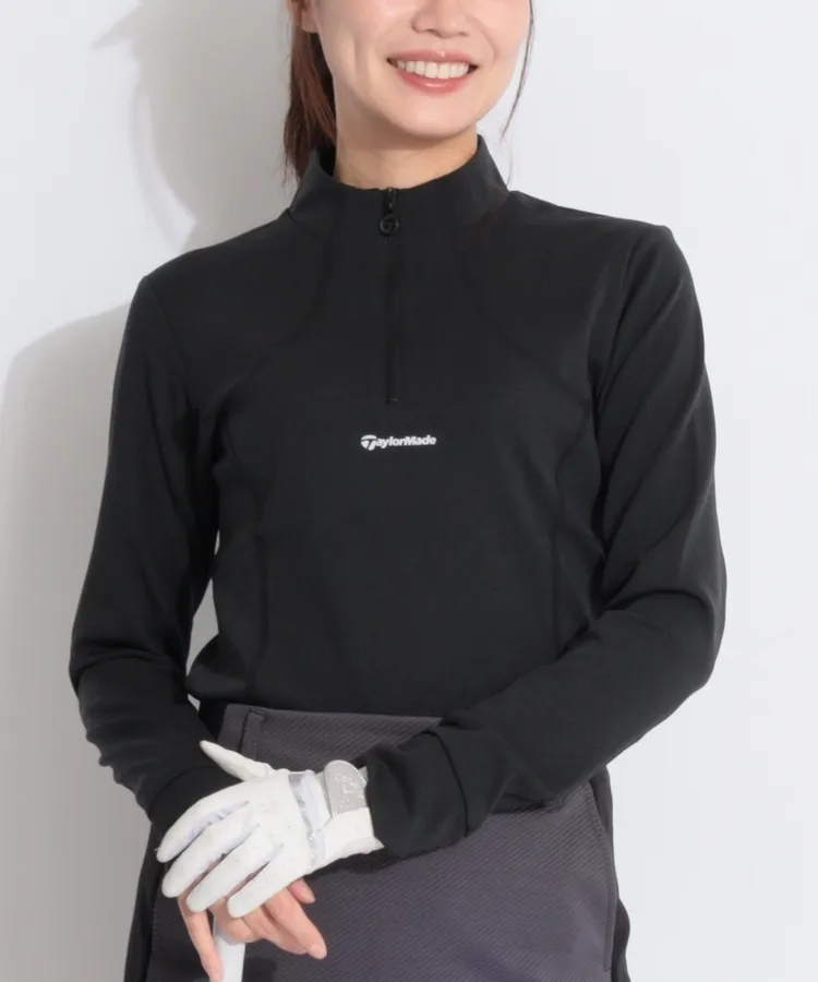 テーラーメイドゴルフ TG 【ストレッチUV】ハーフジップモックネック