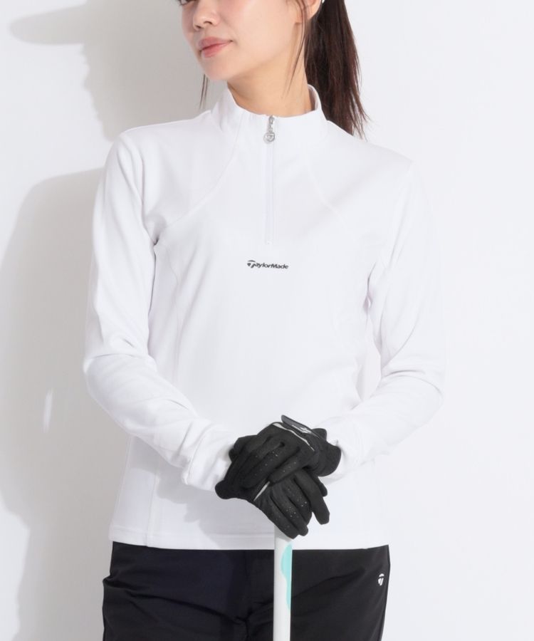 テーラーメイドゴルフ TG 【ストレッチUV】ハーフジップモックネック