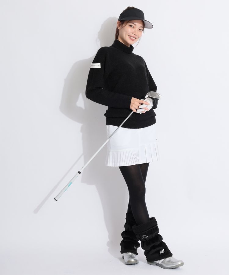 ブリーフィングゴルフ BR プードルボアタートルネックニット