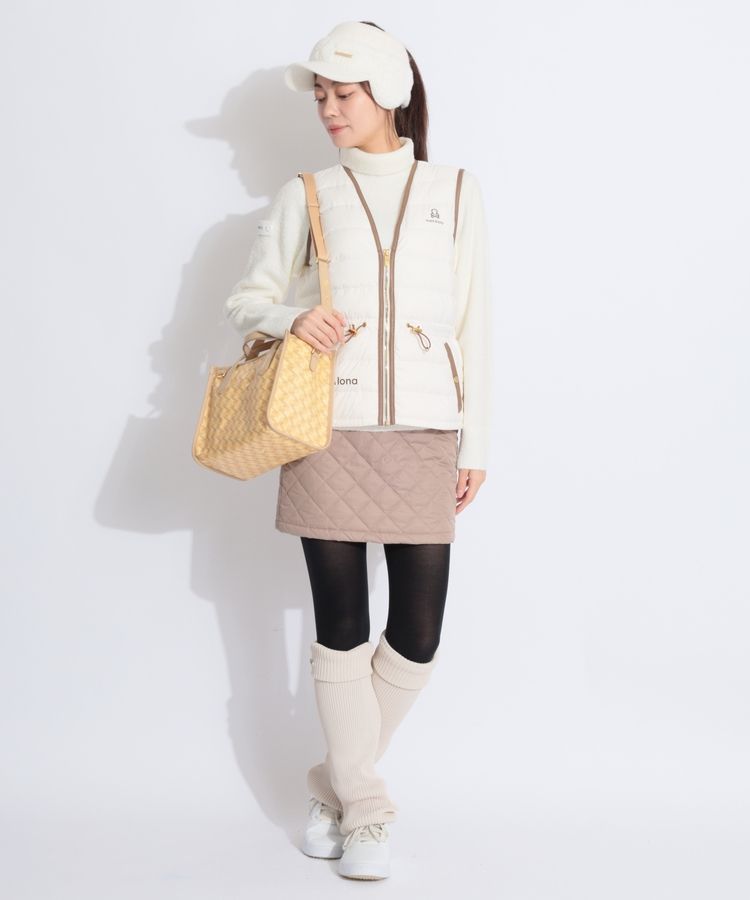 ブリーフィングゴルフ BR プードルボアタートルネックニット